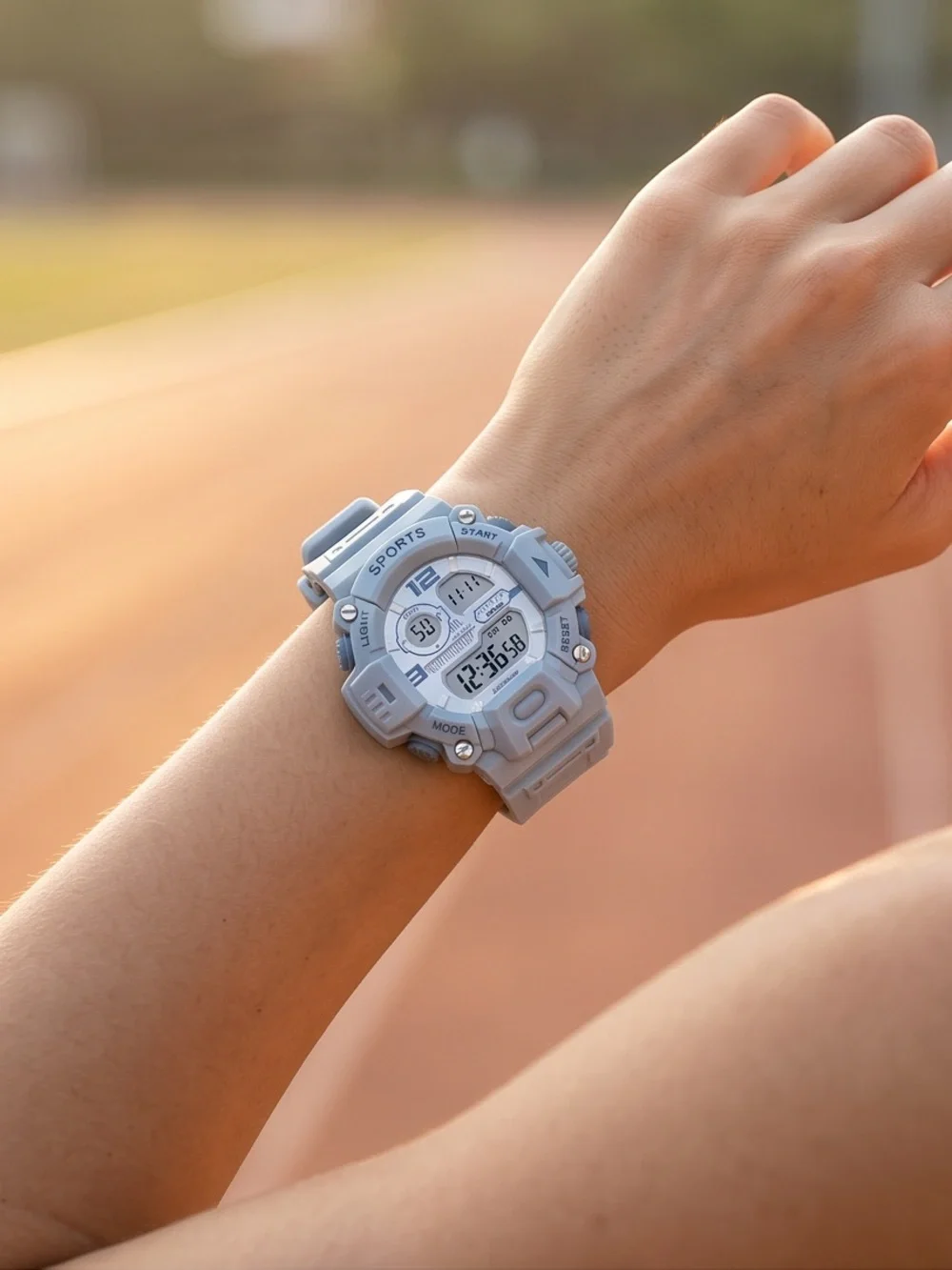 Activa by invicta Light Blue Digital Sports Watch